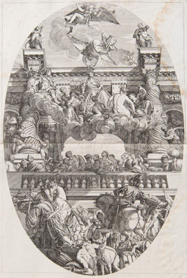 veronese etching from 1682 The Apotheosis of Venice
